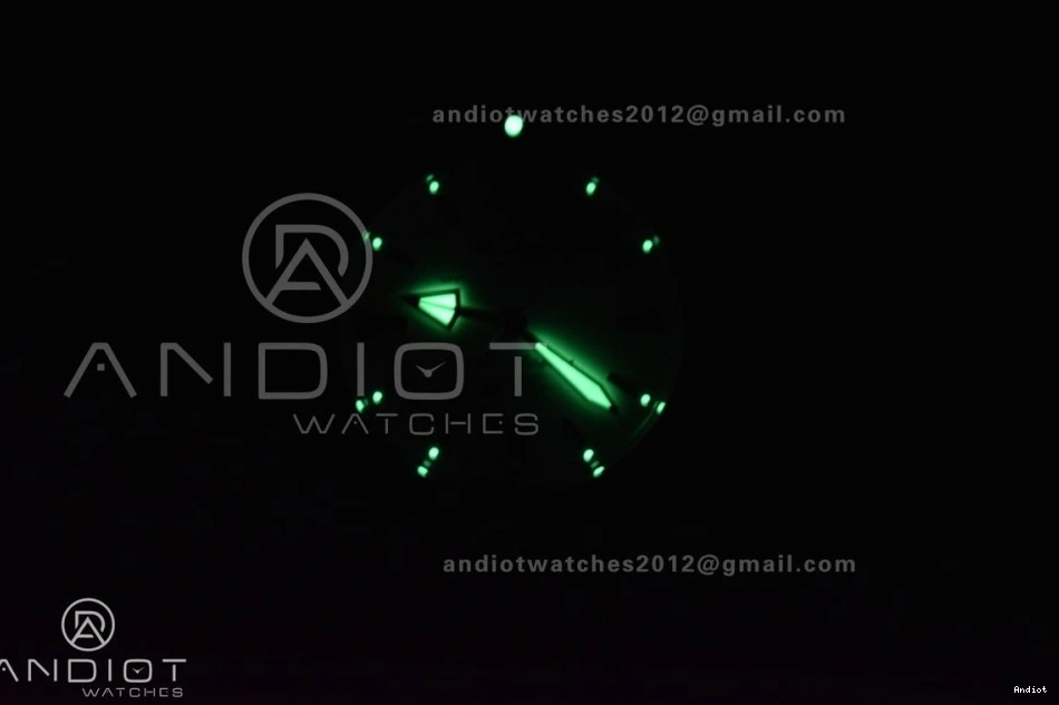 SS II White SuperOcean Blue Ceramic Bezel 42mm on SS Mesh A2824 Dial BLSF Bracelet Heritage 1115